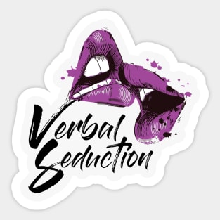 Verbal Seduction logo Sticker